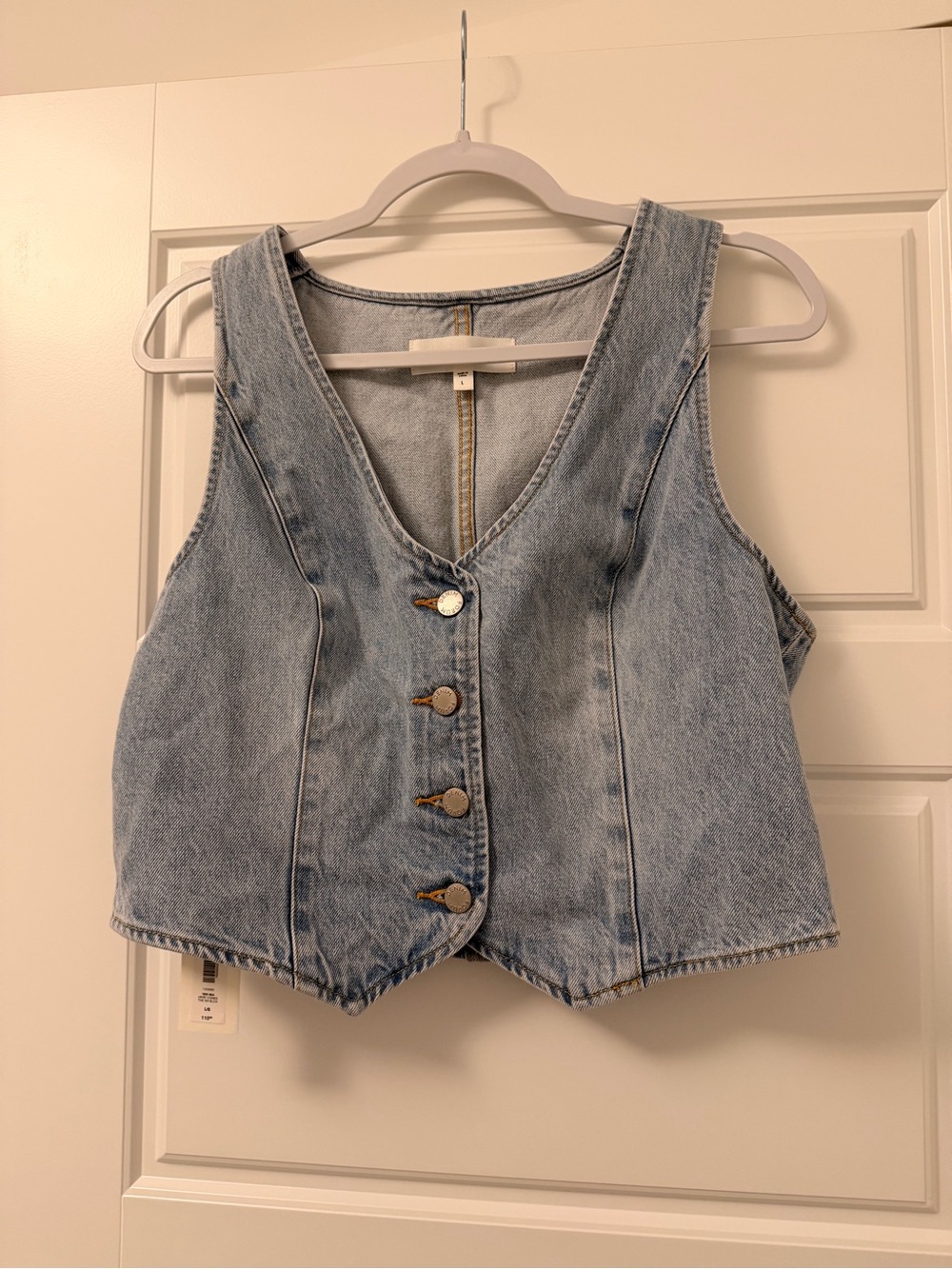Denim Forum Vest - L - NWT